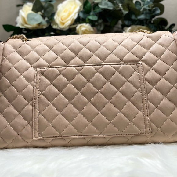 Billion Dollar Embellished Quilted traveling everyday large tote - Picture 14 of 17